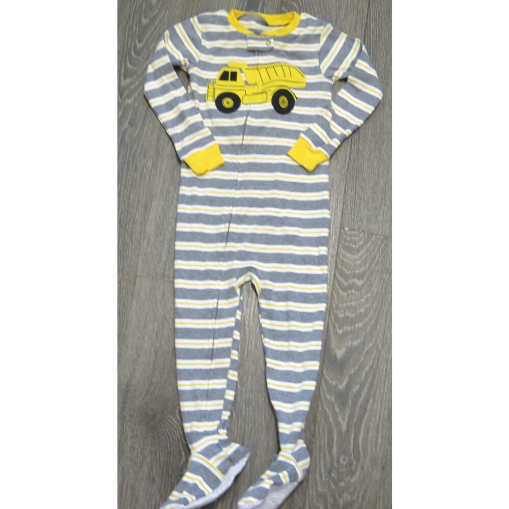 Simple Joys Carter *NWOT* Pajamas Size 2T Boys One Piece Foot Zipper Long Sleeve